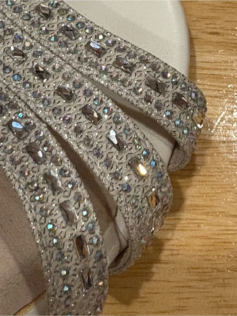 Wal Fou Rhinestone Strappy shoes NEW in Box!